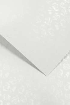 Designový papír A4 White Roses - 220 g/m2, bílý, 20 listů