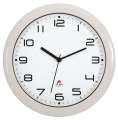 Nástěnné hodiny Hornew - plastové, průměr 30 cm, bílé