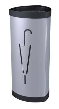 Stojan na deštníky Tria - stříbrošedý