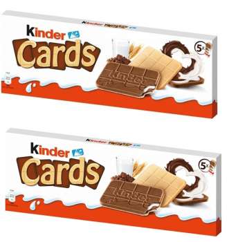 DÁREK: Sušenky Kinder Cards 128g