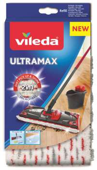 Náhrada k mopu Vileda -  Ultramax Microfibre 2v1, 1 ks