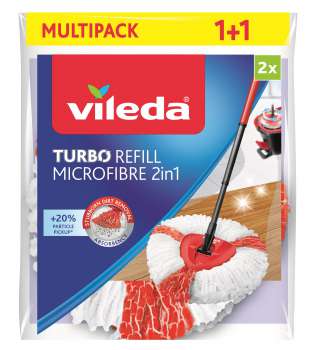 Náhrada k mopu Vileda - TURBO refill microfibre 2v1, 2 ks