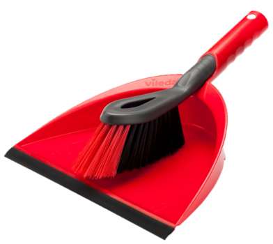 Smetáčková souprava Vileda - červená