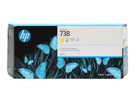 Cartridge HP 676M8A , č. 738 - žlutá