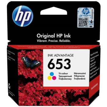 Cartridge HP 3YM74AE  , č. 653 -  tříbarevná