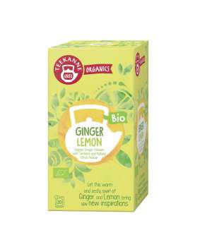 Bylinný čaj Teekanne ORGANICS - Ginger Lemon, 20x 1,8 g