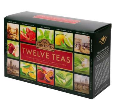 DÁREK: Kazeta čajů TWELVE TEAS 60 sáčků