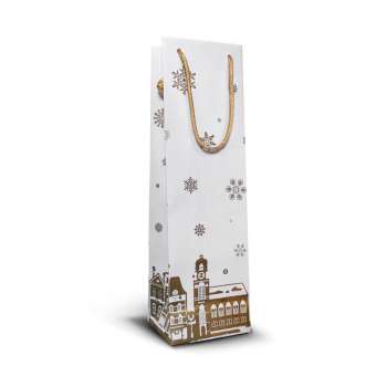 Vánoční taška na láhev, Advent, 12 x 9 x 40 cm