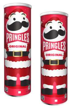 DÁREK: Vánoční Pringles - originál, 185 g