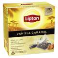 Černý čaj Lipton - pyramidy, příchuť vanilky a karamelu, 20x 1,7 g