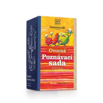 Kolekce čajů Sonnentor - ovocná Poznávací sada, bio, 10 druhů, 47g, 20 ks