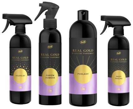 Sada prostředků pro úklid Real Gold