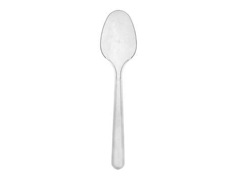 Plastové lžíce Venice - Reuse - 18 cm, čiré, 100 ks