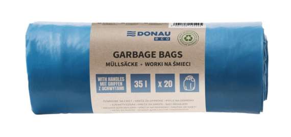 Pytle na odpad Donau ECO - 35 l, 25 mic, 20 ks, modré