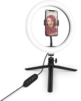 Základní sestava pro natáčení na mobil - tripod, držák telefonu, LED světlo YENKEE