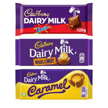 Trio čokolád Cadbury