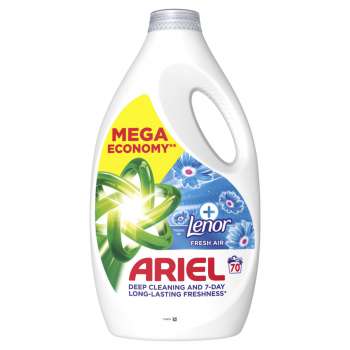 Gel na praní Ariel Lenor Fresh Air  - 70 pracích dávek