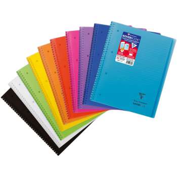 Kroužkový zápisník Koverbook -  A4, 80 listů, linkovaný