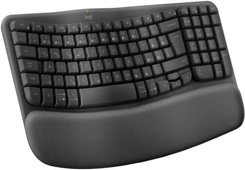 Bezdrátová klávesnice Logitech Ergo Series 920-012307 - CZ/SK, ergonomická, Bluetooth, šedá