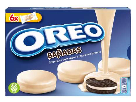 Oreo máčené v bílé čokoládě