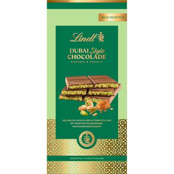 DÁREK: Prémiová čokoláda Dubai Style Lindt 145 g