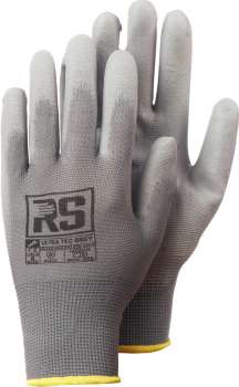 Rukavice RS ULTRA TEC GREY - šedé, vel. 8