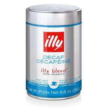 Mletá káva Illy - bez kofeinu, 250 g