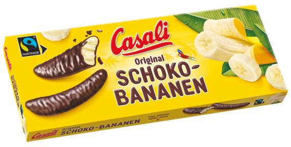 Tyčinky Casali - čokoládové banánky, 300 g