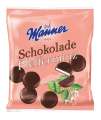 Čokoládky Manner - s mintovou náplní, 150 g