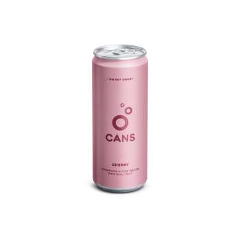 Pramenitá voda Cans - jablko a bezinka, plech, 24x 0,33 l