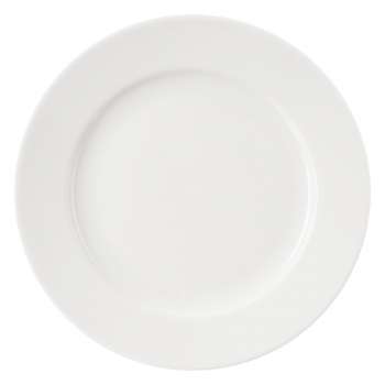 Talíř mělký Orion Mona Tonda - porcelánový, bílý, průměr 27 cm, 1 ks