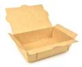Papírové menuboxy EKO - kraft, 200 x 140 x 65 mm, hnědé, 200 ks