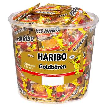 Bonbony Haribo - medvídci, 100x 10g