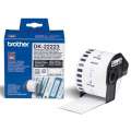 Samolepicí role pro tiskárny Brother QL, DK-22223 - 50 mm x 30,48 m, černý tisk, bílá