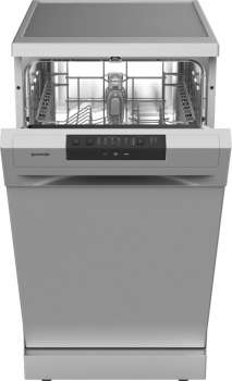 Myčka nádobí GORENJE - GS52040S, šířka 45cm, 9 souprav, spotřeba vody 10 l, stříbrná
