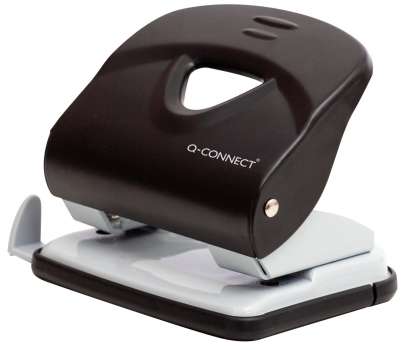 Děrovačka Q-Connect - 30 listů, černá