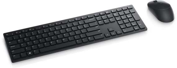Bezdrátový set klávesnice a myši Dell Pro KM5221W - CZ/SK, optická myš, USB dongle, černý