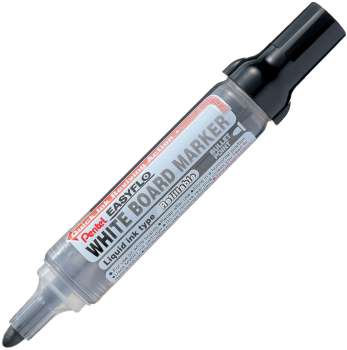 Popisovač na bílé tabule Pentel Easyflo - kulatý hrot, černý