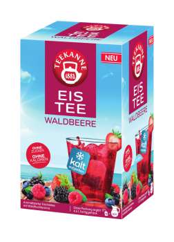 Ovocný čaj Teekanne Eistee - Waldbeere, i do studené vody, 18x 2,5g, 45 g