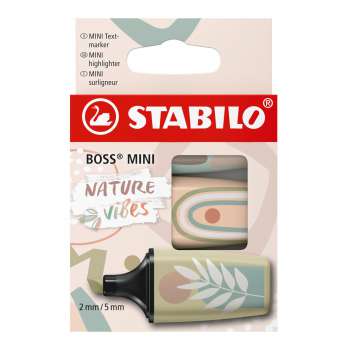 Zvýrazňovač STABILO BOSS MINI NatureVIBES - sada 3 barev