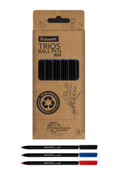 Kuličkové pero Luxor ECO - jednorázové, 0,7 mm, sada 12 ks