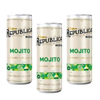 DÁREK: Rum Republica Mojito 0,25 plech 6%