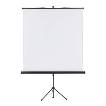 Projekční plátno se stativem Franken - 150 x 150 cm, 1:1, bílé