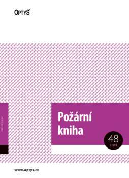 Požární kniha A4 - 48 listů