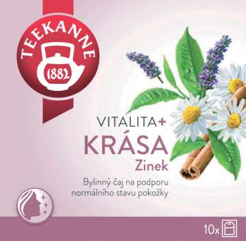 Bylinný čaj Teekanne - Vitalita + krása, 10x 1,75 g