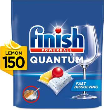 Tablety do myčky Finish Quantum All in 1 - Lemon Sparkle, 150 ks