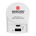 Nabíjecí adaptér SKROSS USB A+C - poskytovaná energie 27 W (USB-C), verze EU