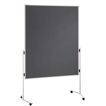 Reklamní tabule Franken - filcová, 150 x 120 cm, šedá