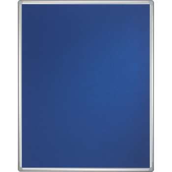Mobilní dvojitá filcová nástěnka Franken Premium - 120 x 150 cm, modrá