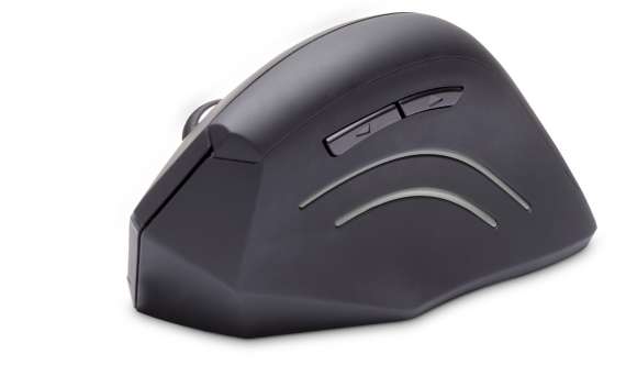 Ergonomická vertikální myš CONNECT IT FOR HEALTH Verti Wireless BLACK - bezdrátová